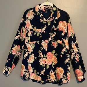 Rue 21 Floral Design Blouse